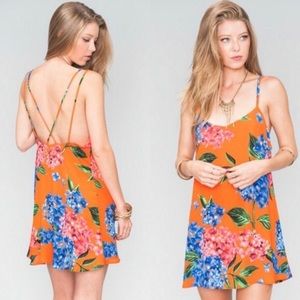 Criss Cross Dress in Bahama Bloom